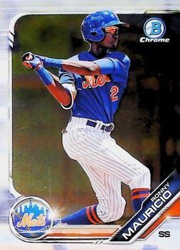 #BDC-62 Ronny Mauricio - New York Mets - 2019 Bowman Draft - Chrome Baseball