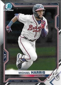#BDC-86 - Michael Harris - Atlanta Braves - 2021 Bowman Draft - Chrome Baseball