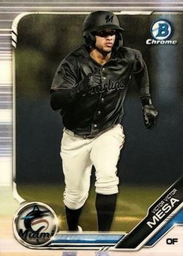 #BDC-88 Victor Victor Mesa - Miami Marlins - 2019 Bowman Draft - Chrome Baseball