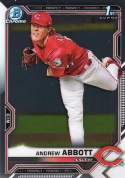 #BDC-8 - Andrew Abbott - Cincinnati Reds - 2021 Bowman Draft - Chrome Baseball
