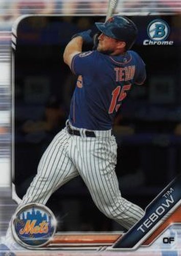 #BDC-92 Tim Tebow - New York Mets - 2019 Bowman Draft - Chrome Baseball