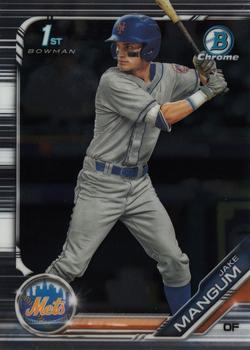 #BDC-95 Jake Mangum - New York Mets - 2019 Bowman Draft - Chrome Baseball