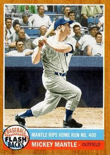 #BF-1 Mickey Mantle - New York Yankees - 2011 Topps Heritage - Baseball Flashbacks Baseball