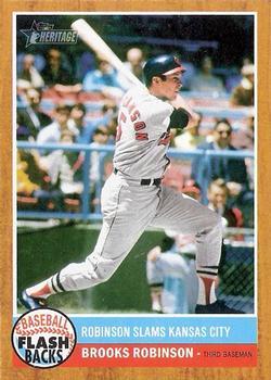 #BF-2 Brooks Robinson - Baltimore Orioles - 2011 Topps Heritage - Baseball Flashbacks Baseball