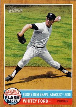 #BF-6 Whitey Ford - New York Yankees - 2011 Topps Heritage - Baseball Flashbacks Baseball