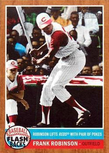 #BF-9 Frank Robinson - Cincinnati Reds - 2011 Topps Heritage - Baseball Flashbacks Baseball
