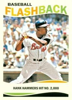 #BF-HA Hank Aaron - Milwaukee Braves - 2013 Topps Heritage - Baseball Flashbacks Baseball