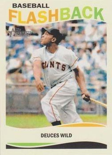 #BF-WM Willie Mays - San Francisco Giants - 2013 Topps Heritage - Baseball Flashbacks Baseball