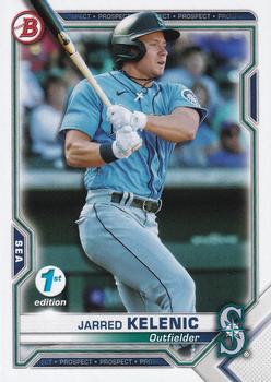 #BFE-102 Jarred Kelenic - Seattle Mariners - 2021 Bowman 1st Edition Baseball