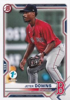 #BFE-107 Jeter Downs - Boston Red Sox - 2021 Bowman 1st Edition Baseball