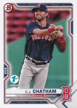 #BFE-113 C.J. Chatham - Boston Red Sox - 2021 Bowman 1st Edition Baseball