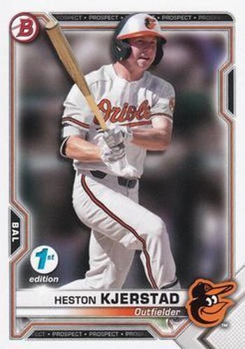 #BFE-138 Heston Kjerstad - Baltimore Orioles - 2021 Bowman 1st Edition Baseball