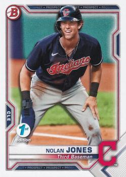 #BFE-35 Nolan Jones - Cleveland Indians - 2021 Bowman 1st Edition Baseball
