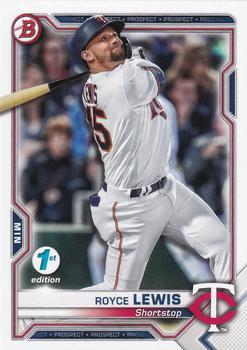 #BFE-63 Royce Lewis - Minnesota Twins - 2021 Bowman 1st Edition Baseball