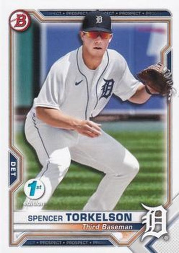 #BFE-96 Spencer Torkelson - Detroit Tigers - 2021 Bowman 1st Edition Baseball