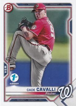 #BFE-99 Cade Cavalli - Washington Nationals - 2021 Bowman 1st Edition Baseball