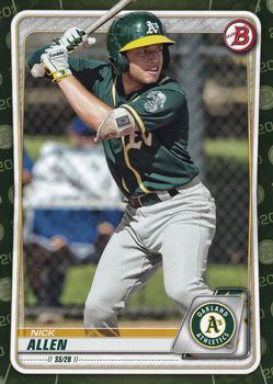 #BP-105 Nick Allen - Oakland Athletics - 2020 Bowman - Prospects Camo Baseball