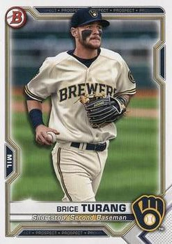 #BP-10 Brice Turang - Milwaukee Brewers - 2021 Bowman - Prospects Baseball