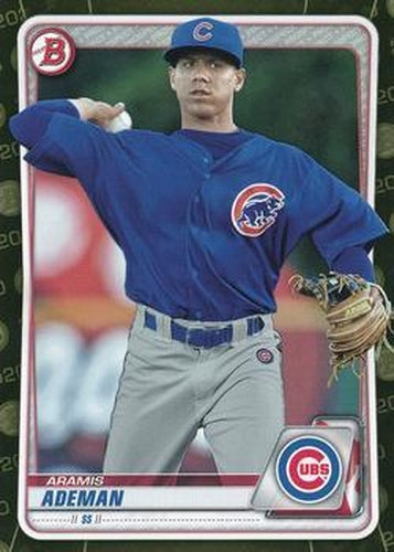 #BP-110 Aramis Ademan - Chicago Cubs - 2020 Bowman - Prospects Camo Baseball