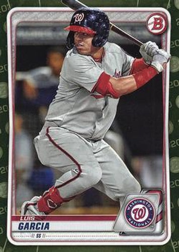 #BP-114 Luis Garcia - Washington Nationals - 2020 Bowman - Prospects Camo Baseball