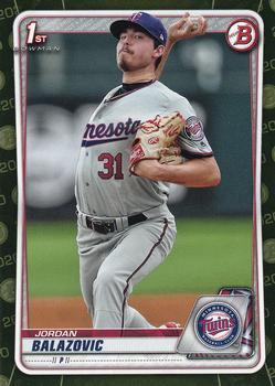 #BP-123 Jordan Balazovic - Minnesota Twins - 2020 Bowman - Prospects Camo Baseball