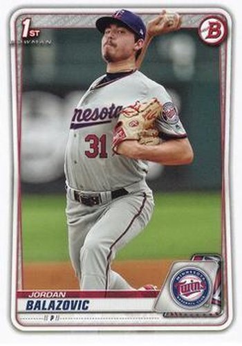 #BP-123 Jordan Balazovic - Minnesota Twins - 2020 Bowman - Prospects Baseball