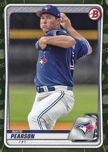 #BP-124 Nate Pearson - Toronto Blue Jays - 2020 Bowman - Prospects Camo Baseball