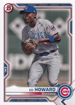 #BP-12 Ed Howard - Chicago Cubs - 2021 Bowman - Prospects Baseball
