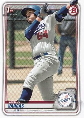 #BP-131 Miguel Vargas - Los Angeles Dodgers - 2020 Bowman - Prospects Baseball