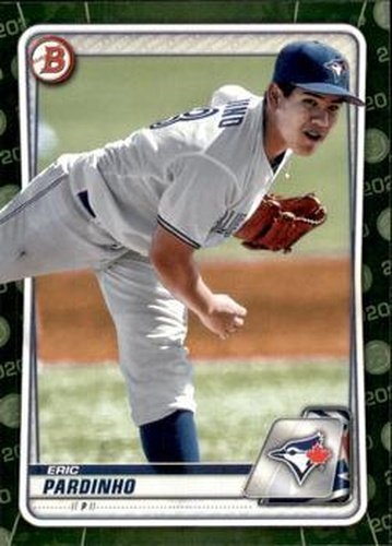 #BP-135 Eric Pardinho - Toronto Blue Jays - 2020 Bowman - Prospects Camo Baseball