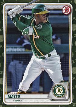 #BP-138 Jorge Mateo - Oakland Athletics - 2020 Bowman - Prospects Camo Baseball