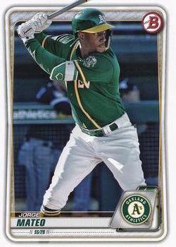 #BP-138 Jorge Mateo - Oakland Athletics - 2020 Bowman - Prospects Baseball