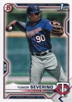 #BCP-140 Yunior Severino - Minnesota Twins - 2021 Bowman - Chrome Prospects Baseball