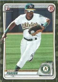 #BP-145 Robert Puason - Oakland Athletics - 2020 Bowman - Prospects Camo Baseball