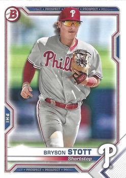 #BP-17 Bryson Stott - Philadelphia Phillies - 2021 Bowman - Prospects Baseball