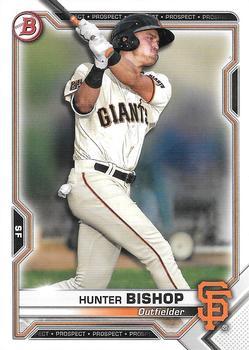 #BP-18 Hunter Bishop - San Francisco Giants - 2021 Bowman - Prospects Baseball