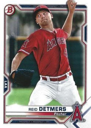 #BCP-26 Reid Detmers - Los Angeles Angels - 2021 Bowman - Chrome Prospects Baseball