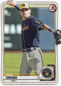 #BP-35 Brice Turang - Milwaukee Brewers - 2020 Bowman - Prospects Baseball