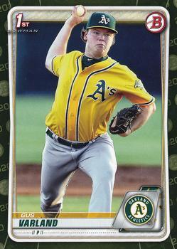 #BP-38 Gus Varland - Oakland Athletics - 2020 Bowman - Prospects Camo Baseball