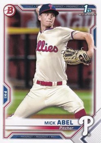 #BP-42 Mick Abel - Philadelphia Phillies - 2021 Bowman - Prospects Baseball