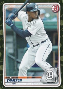 #BP-45 Daz Cameron - Detroit Tigers - 2020 Bowman - Prospects Camo Baseball