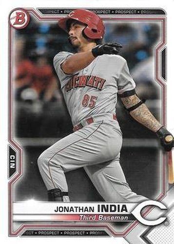 #BP-46 Jonathan India - Cincinnati Reds - 2021 Bowman - Prospects Baseball