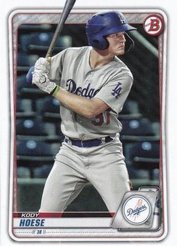 #BP-4 Kody Hoese - Los Angeles Dodgers - 2020 Bowman - Prospects Baseball
