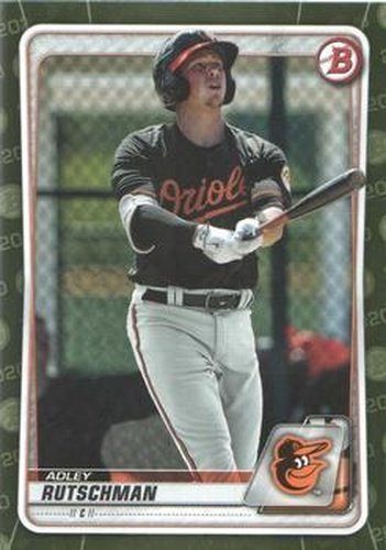 #BP-50 Adley Rutschman - Baltimore Orioles - 2020 Bowman - Prospects Camo Baseball