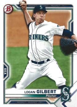 #BCP-58 Logan Gilbert - Seattle Mariners - 2021 Bowman - Chrome Prospects Baseball