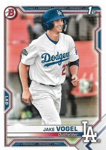 #BCP-59 Jake Vogel - Los Angeles Dodgers - 2021 Bowman - Chrome Prospects Baseball