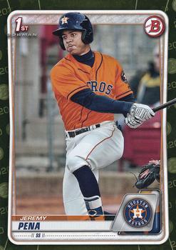 #BP-61 Jeremy Pena - Houston Astros - 2020 Bowman - Prospects Camo Baseball