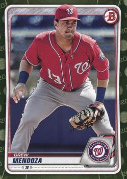 #BP-71 Drew Mendoza - Washington Nationals - 2020 Bowman - Prospects Camo Baseball