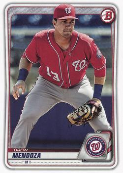 #BP-71 Drew Mendoza - Washington Nationals - 2020 Bowman - Prospects Baseball