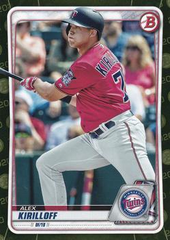 #BP-80 Alex Kirilloff - Minnesota Twins - 2020 Bowman - Prospects Camo Baseball